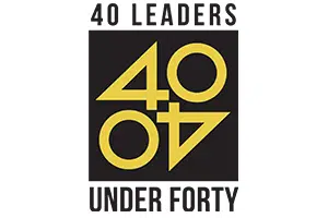 40 Leaders Under Forty Logo