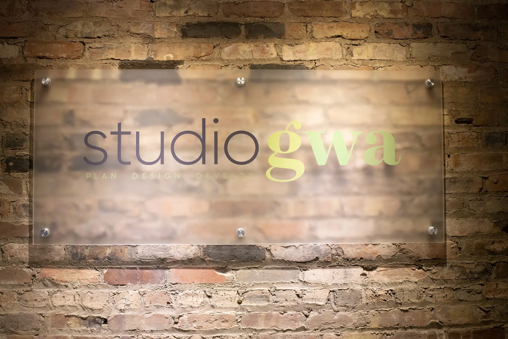 New logo at the Studio GWA office